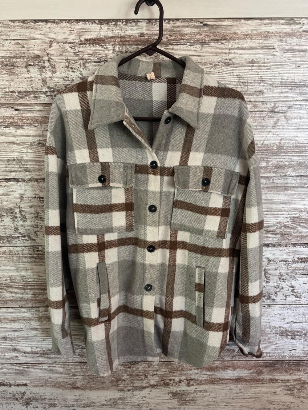 Women's Flannel Plaid Shacket